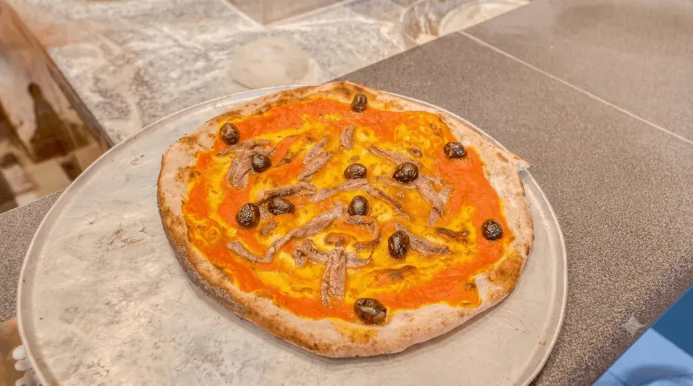 Pizzeria ingrédients frais près de Brunet